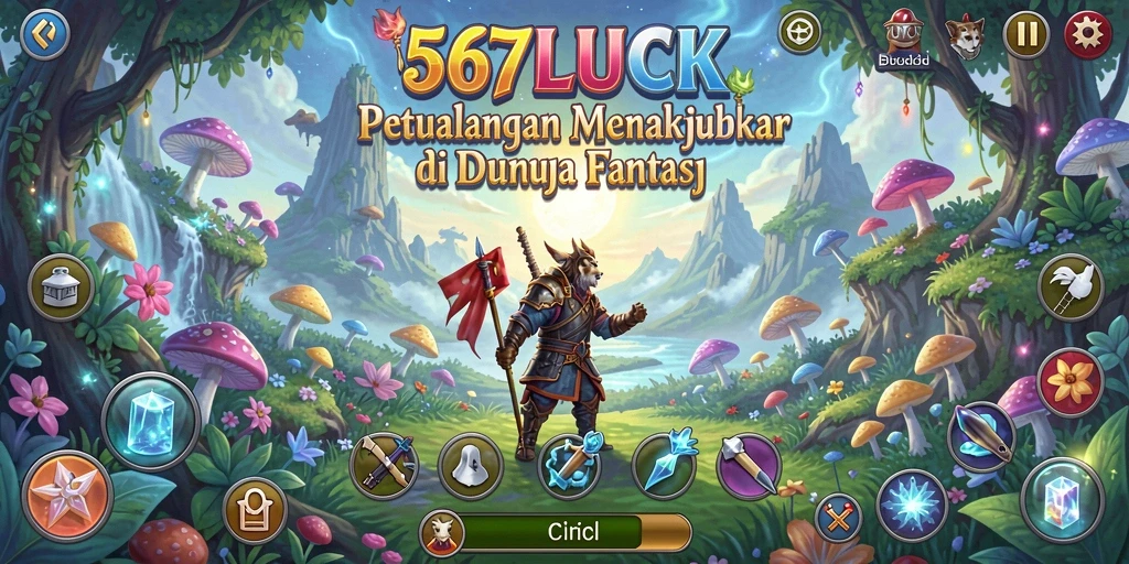 Tampilan gameplay seru di dunia fantasi 567LUCK.