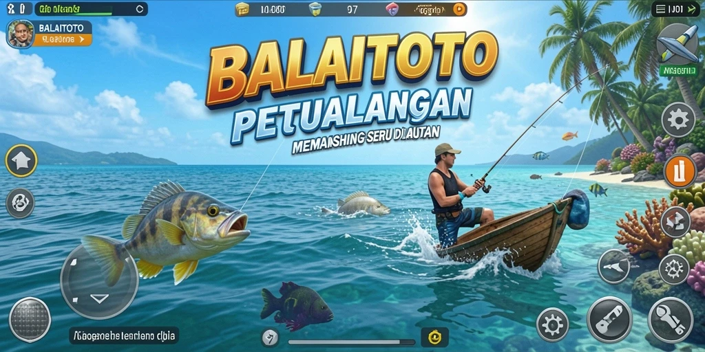 Tangkapan ikan besar di BALAITOTO dengan latar laut yang menawan.