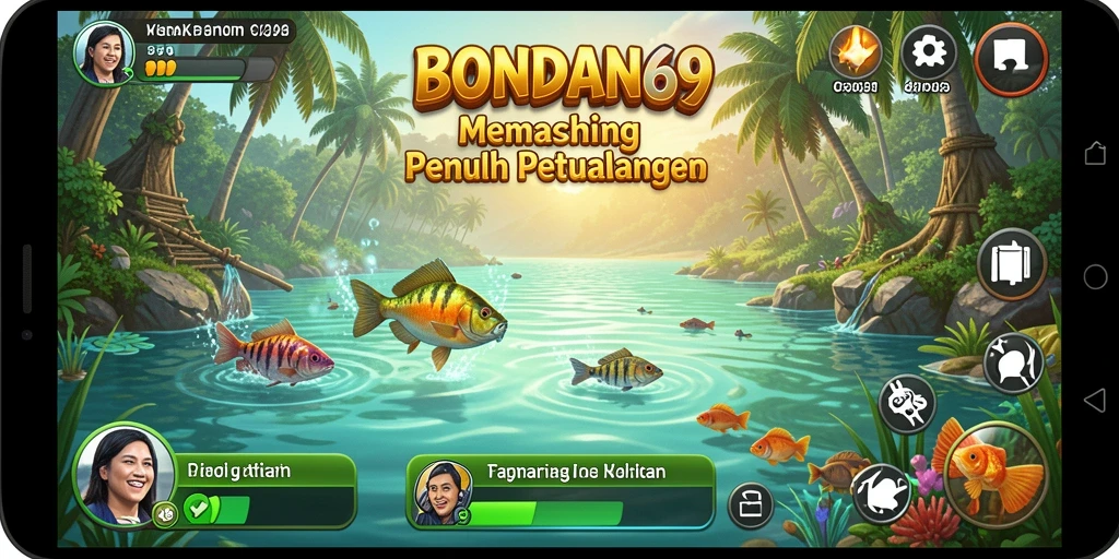 Tampilan gameplay BONDAN69 yang menarik dan penuh aksi memancing.