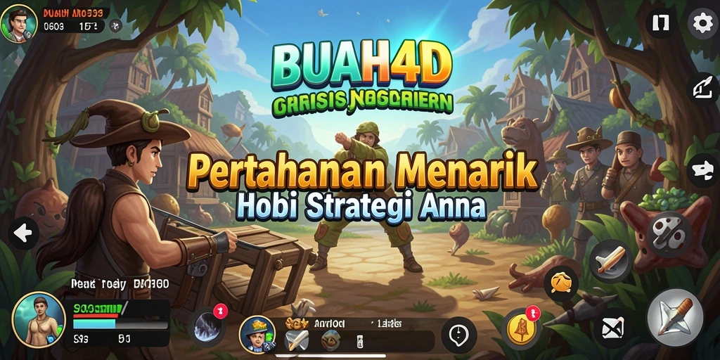 Gameplay seru Tower Defense dengan buah-buahan sebagai tema utama.