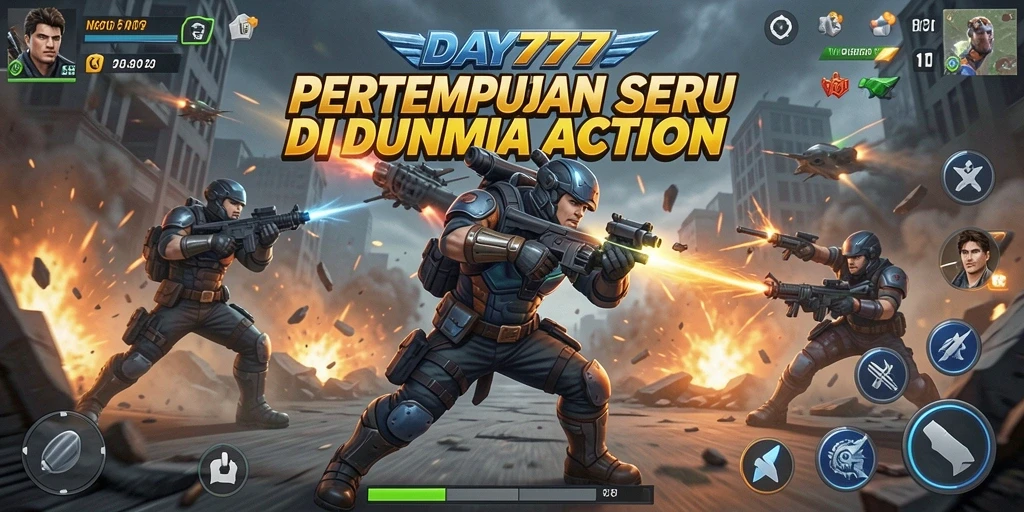 Tampilan aksi mendebarkan dari pertandingan DAY777 yang seru.