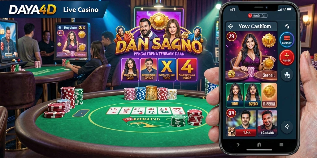 Tampilan gameplay Live Casino yang menarik dan interaktif.
