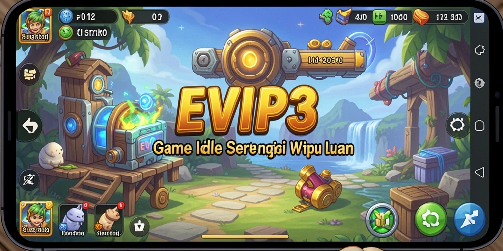 Tampilan gameplay EVIP3 yang menarik dan interaktif saat bermain Idle.