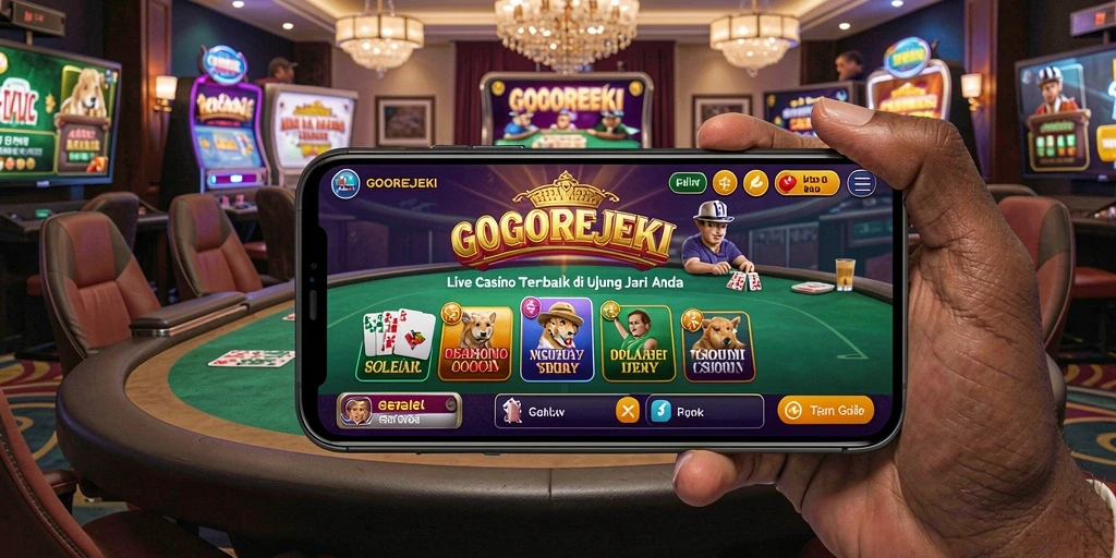 Tampilan menarik dari gameplay Live Casino GOGOREJEKI