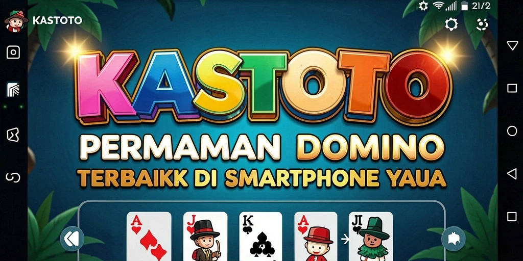 Screenshot gameplay KASTOTO dengan tampilan Domino yang menarik.