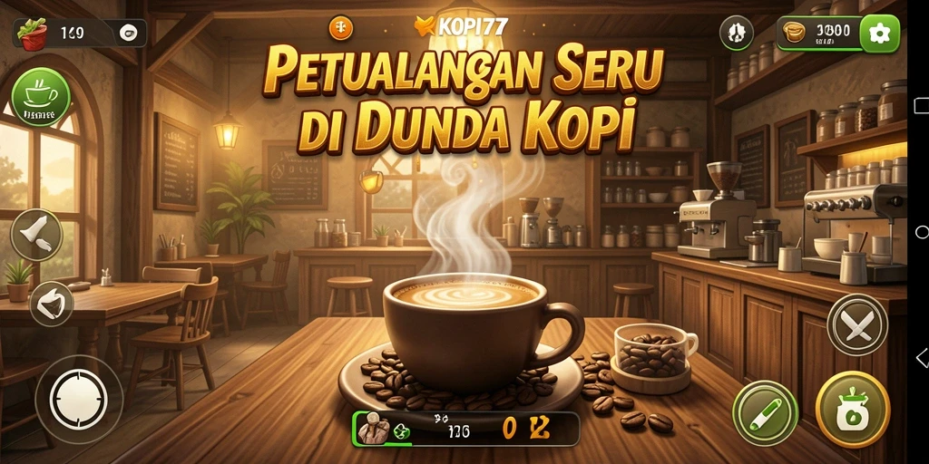 Screenshot gameplay KOPI77 menunjukkan momen seru saat menjelajahi dunia kopi.