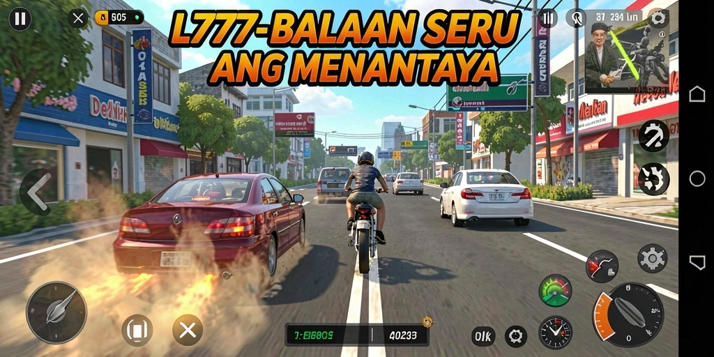 Tampilan gameplay Racing yang seru dan menantang di L777.