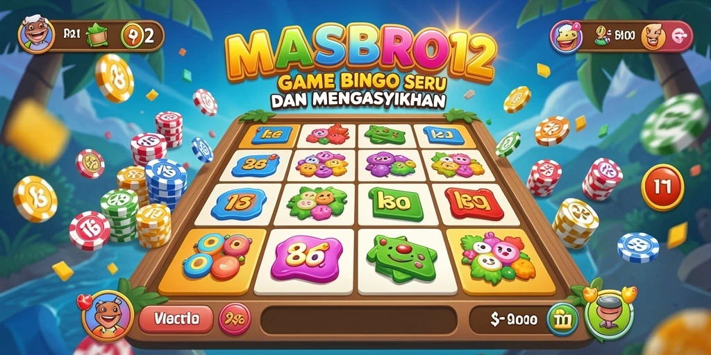 Tampilan gameplay Bingo yang menarik dan interaktif.