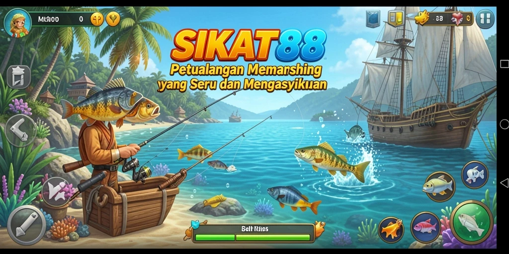 Gameplay memancing yang seru dengan grafis menawan di SIKAT88.