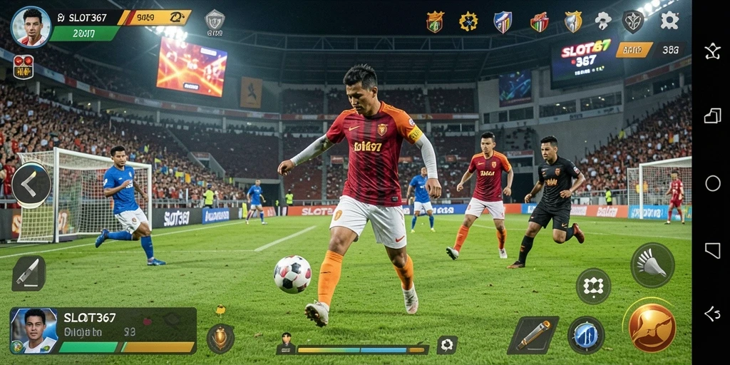 Tampilan gameplay SLOT367 menunjukkan aksi olahraga yang seru dan kompetitif.